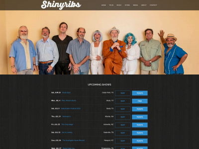shinyribs.org snapshot