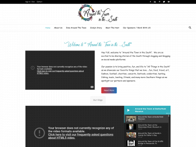 aroundthetowninthesouth.com snapshot