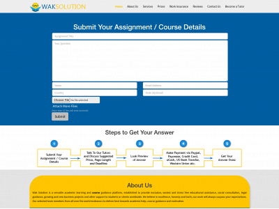 waksolution.com snapshot