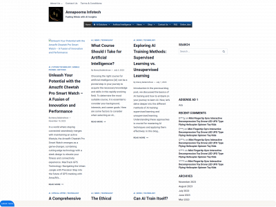 annapoornainfo.com snapshot