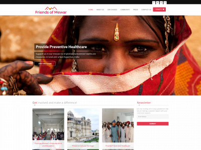friendsofmewar.org snapshot