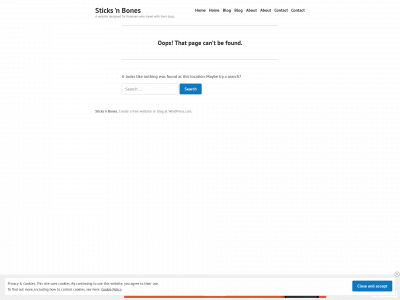 sticksnbones.org snapshot
