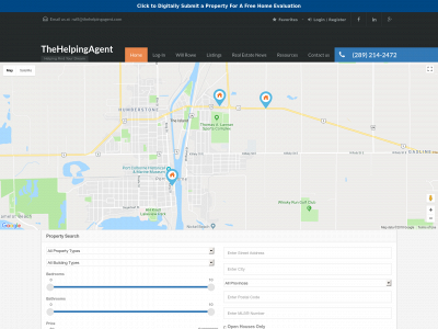 thehelpingagent.com snapshot