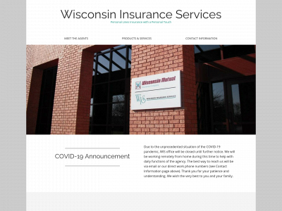 wisconsininsuranceservices.com snapshot