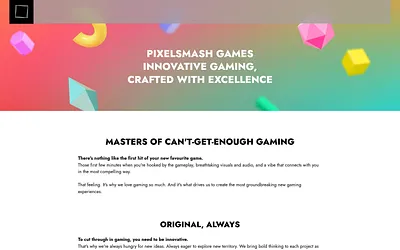 pixelsmashgames.com snapshot