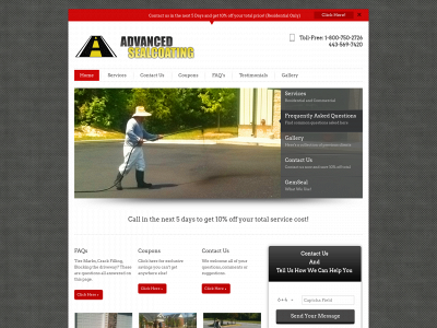 advancedsealcoating.com snapshot