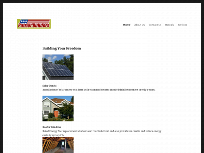 patriotbuildersmi.com snapshot