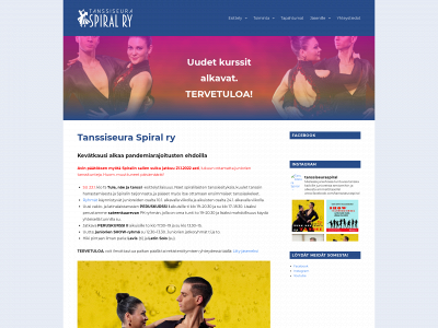 tanssiseuraspiral.fi snapshot