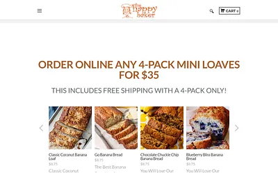 www.happybaker.com snapshot
