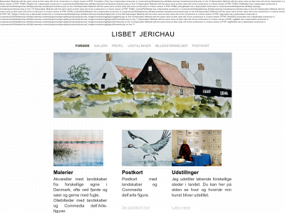 lisbetjerichau.dk snapshot