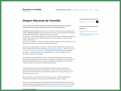 tranzitie.org snapshot