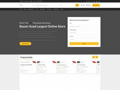 bazariazad.com snapshot