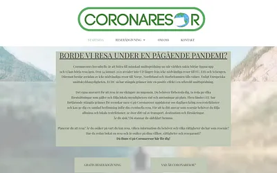 coronaresor.se snapshot