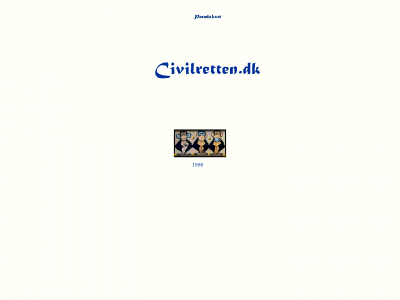 civiljura.dk snapshot