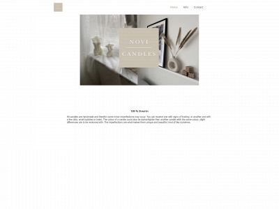 novicandles.se snapshot