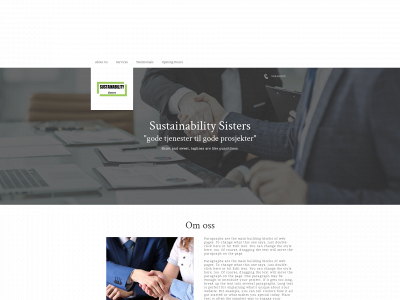 sustainability-sisters.no snapshot