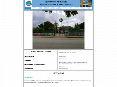 ceipmanuelfernandez.es snapshot