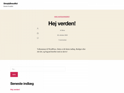 simplybeautiful.dk snapshot