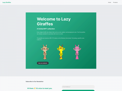 lazygiraffes.one snapshot
