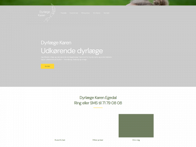 dyrlaegekaren.dk snapshot