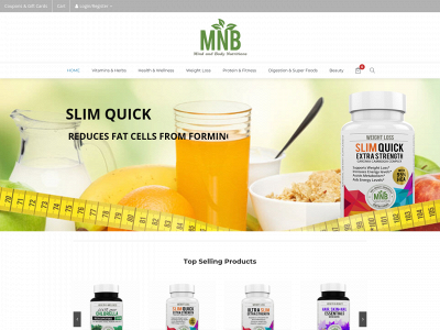 mnbnutritions.com snapshot