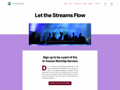 streamsofpowerslu.org snapshot