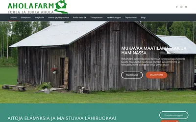 aholafarm.fi snapshot