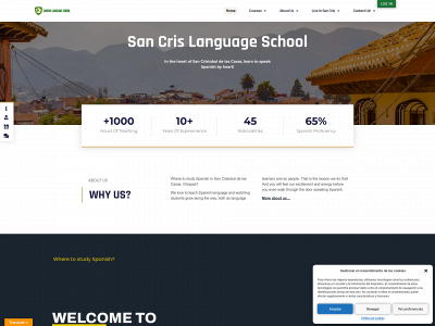 sancrislanguageschool.org snapshot