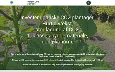 co2plantage.dk snapshot