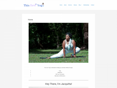 thiscurviyogi.com snapshot