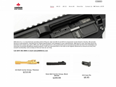 adkarms.com snapshot