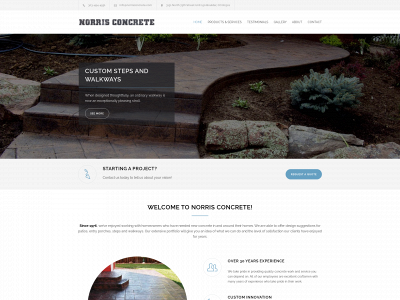 norrisconcrete.com snapshot