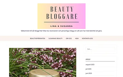 beautybloggare.se snapshot
