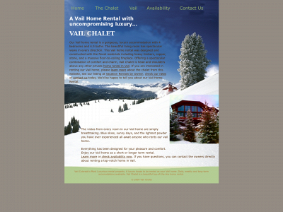 vailchalet.com snapshot