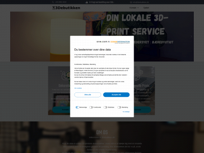 3debutikken.dk snapshot