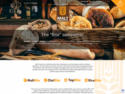 maltproducts.com snapshot