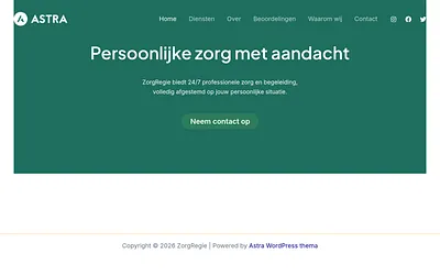 zorgregie.nl snapshot