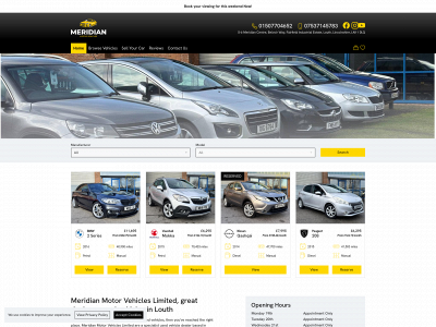meridianmotorvehicles.co.uk snapshot