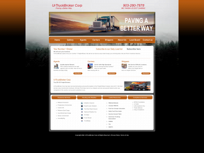 urtruckbroker.org snapshot