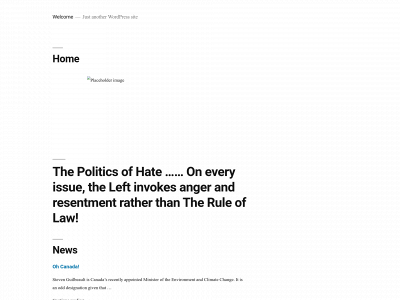 thepoliticsofhate.com snapshot