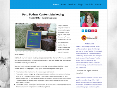 pattipodnar.com snapshot