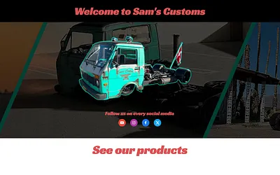 sams-custom.com snapshot