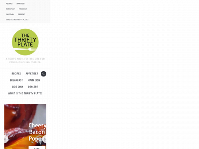 thethriftyplate.com snapshot