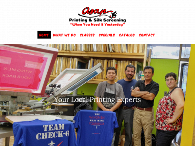 asapscreenprinting.com snapshot