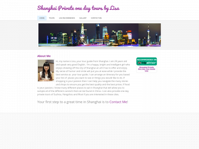 shanghaiprivatetourslisa.com snapshot