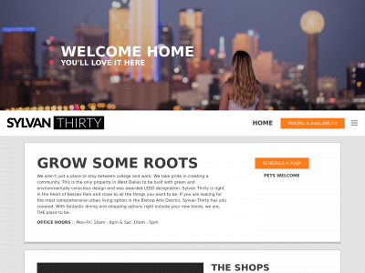 sylvanthirtyapartments.com snapshot