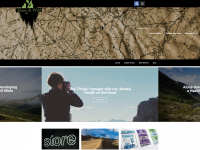 aloneandwild.com snapshot