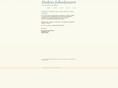hedensfolkedansere.dk snapshot