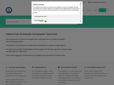homeopati.dk snapshot