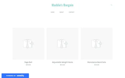 maddiesbargain.weebly.com snapshot